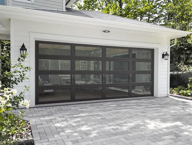 Beaumont Garage Door Repair design specialist presenting custom garage door options to Beaumont homeowner