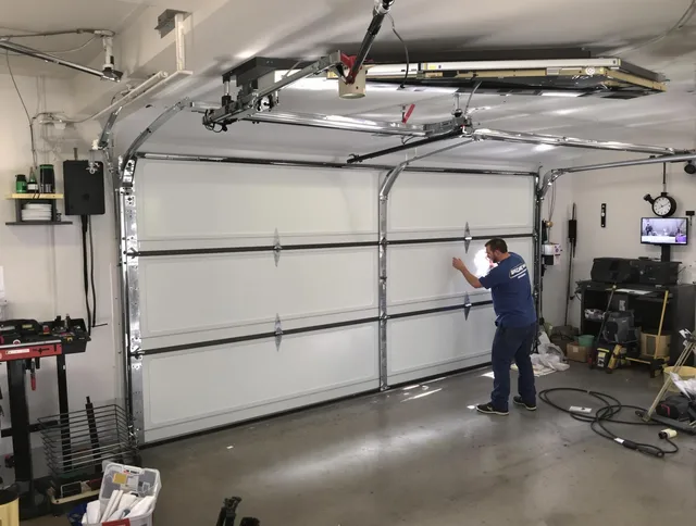 Professional garage door repair service by Beaumont Garage Door Repair in Beaumont