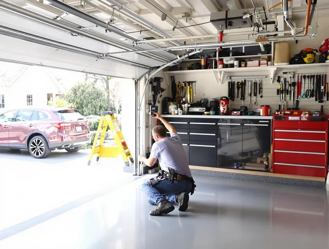 Local garage door repair service by Beaumont Garage Door Repair in Beaumont