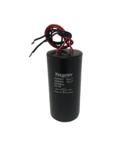 CAPACITOR LAVADORA 45 + 18 UF 250-300 VOLTIOS