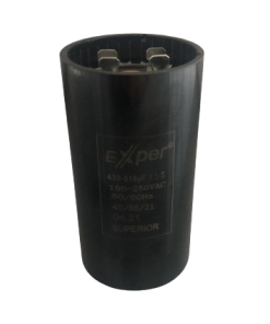 CAPACITOR  ARRANQUE 430-516 MICROFARADIOS 220 VOLTIOS