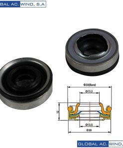 SELLO COMPRESOR TRIPLE LIP SEAL 6C17/6P148 KIT
